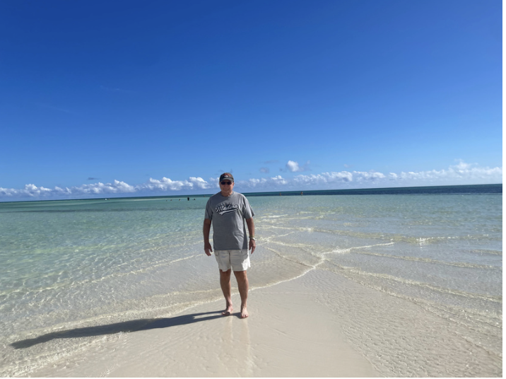 Stan on the beach